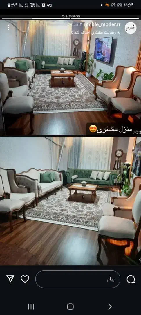 مبل کلاسیک مدرن|مبلمان خانگی و میز عسلی|مشکین‌دشت, |دیوار