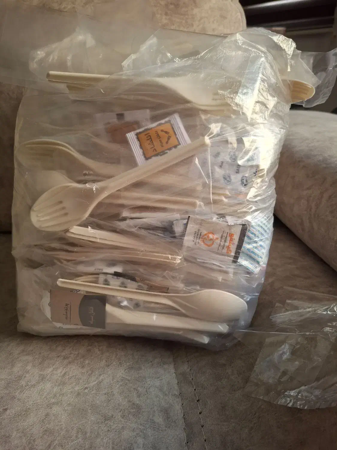 قاشق و چنگال یک بار مصرف گیاهی|ظروف سرو و پذیرایی|بوشهر, |دیوار