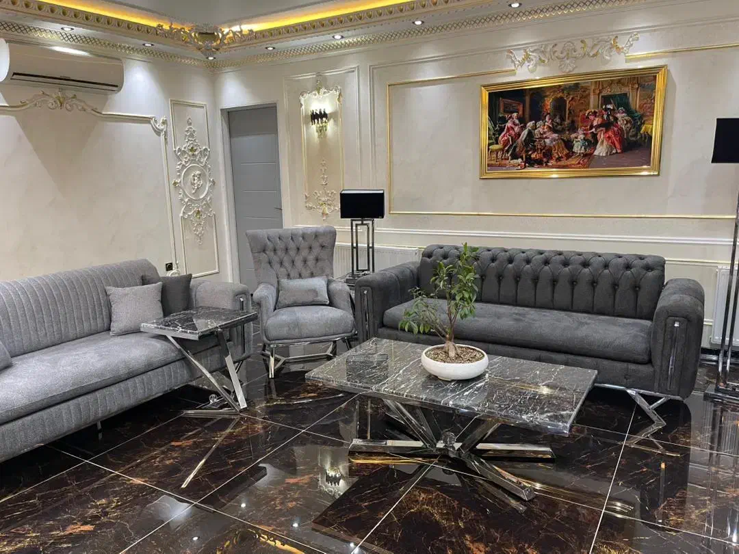 مبلمان و جلومبلی عسلی استیل|مبلمان خانگی و میز عسلی|تهران, یافتآباد|دیوار