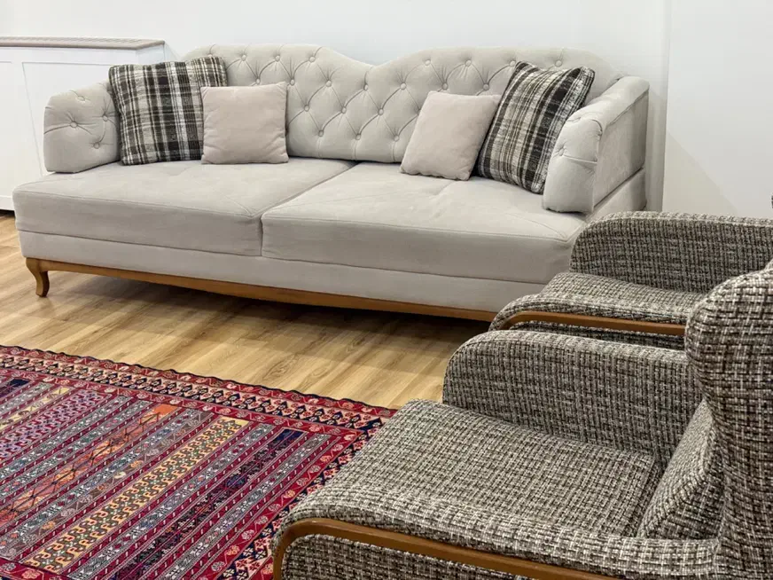 مبلمان نیم ست|مبلمان خانگی و میز عسلی|بجنورد, |دیوار