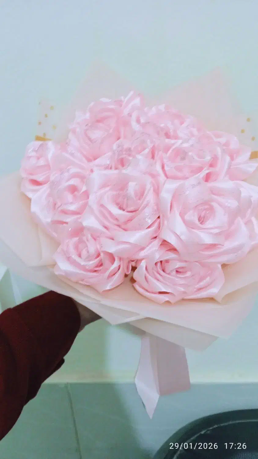 گل روبانی دست ساز|گل مصنوعی|بیرجند, |دیوار