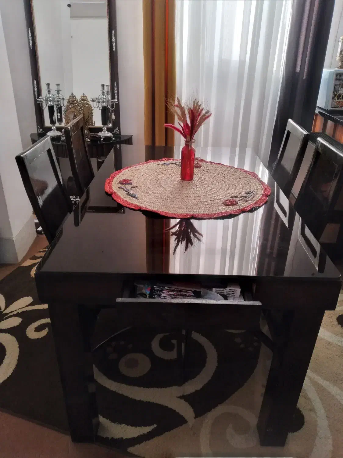 میز ناهار خوری|میز و صندلی غذاخوری|لنجان, |دیوار