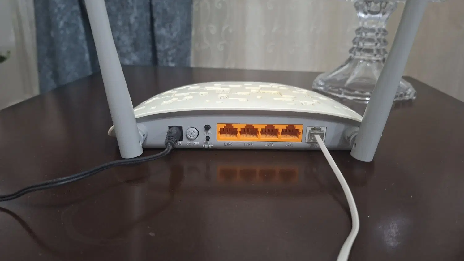 مودم روتر + adsl 2 مدل TD-W8961N در حد نو زیر قیمت|مودم و تجهیزات شبکه|رشت, استقامت ۱|دیوار