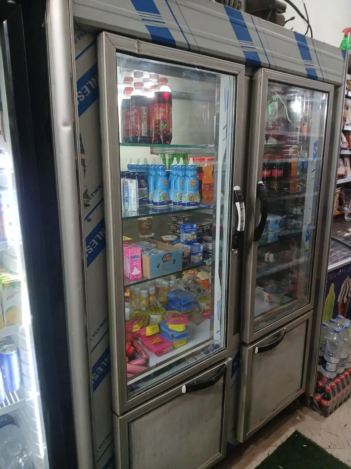 یخچال ایستاده تمام استیل چهار درب|یخچال و فریزر|فیروزکوه, |دیوار