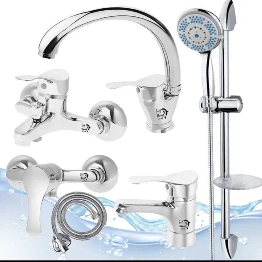 ست 6عددی شیرآلات. 6تومن|مصالح و تجهیزات ساختمان|قم, عمار یاسر|دیوار