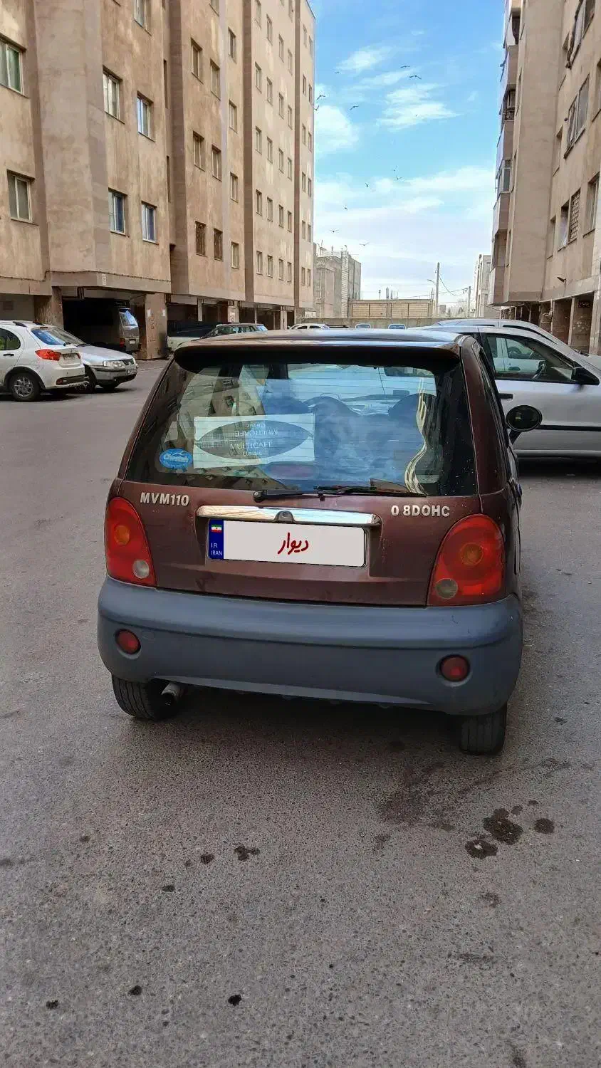 ام وی ام ۱۱۰ سه سیلندر|خودرو سواری و وانت|قزوین, |دیوار