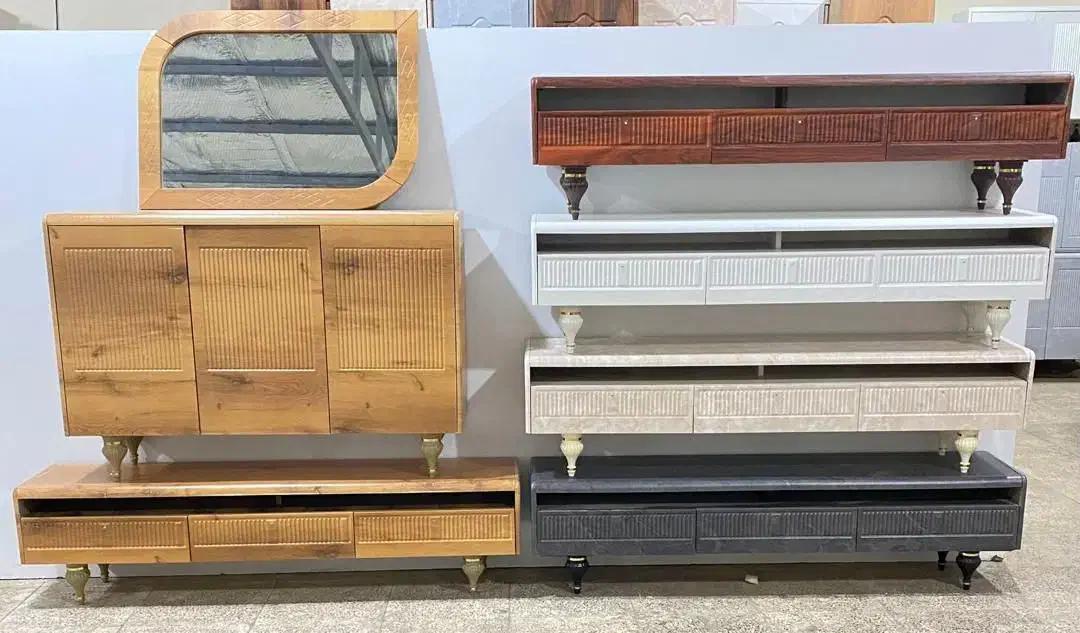 آینه کنسول و میز تلویزیون کد2025|بوفه، ویترین، کنسول|ارومیه, |دیوار