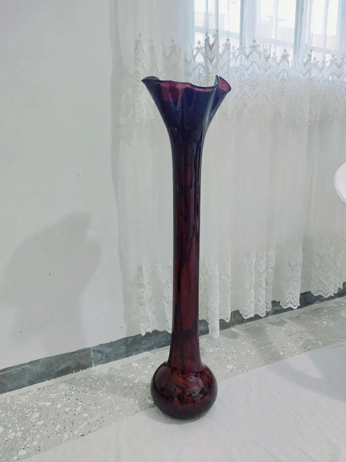 گلدان شیشه قد125|صنایع دستی و سایر لوازم تزئینی|مریوان, |دیوار