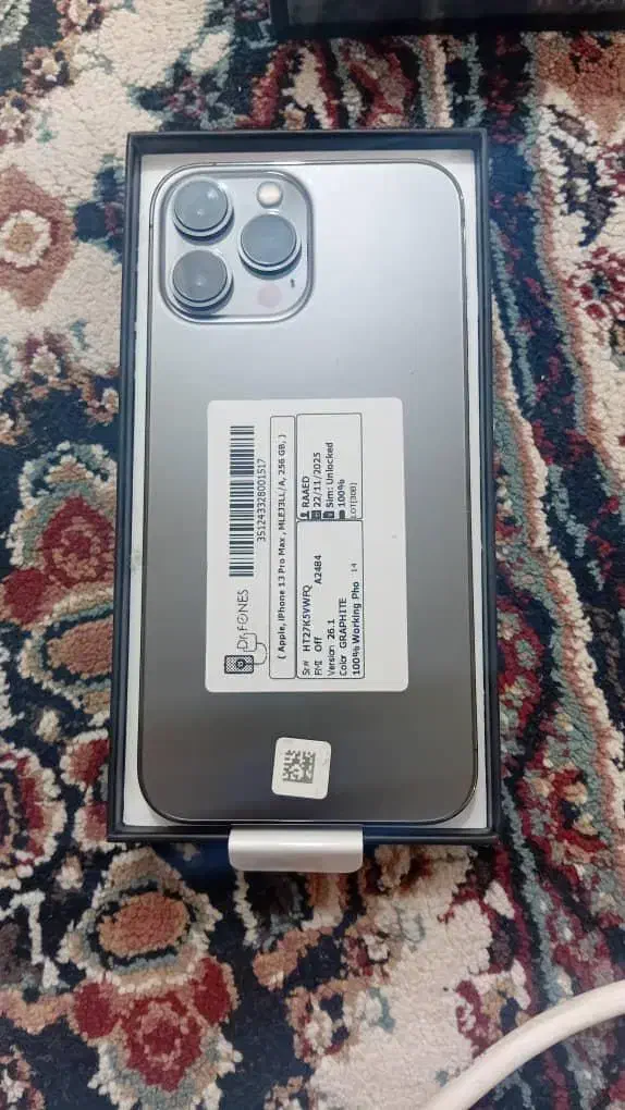 ایفون 13پرومکس 256گیگ عمده تکی یه قیمت|موبایل|اهواز, کمپلو جنوبی|دیوار