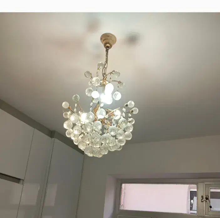 لوستر بلور|لوستر و چراغ آویز|خلخال, |دیوار