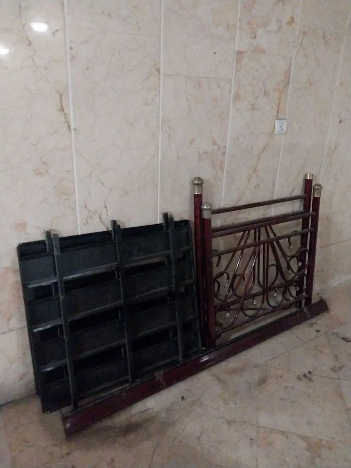 تخت فرفورژه فلزی یک نفره|تخت و سرویس خواب|تهران, تهرانپارس غربی|دیوار
