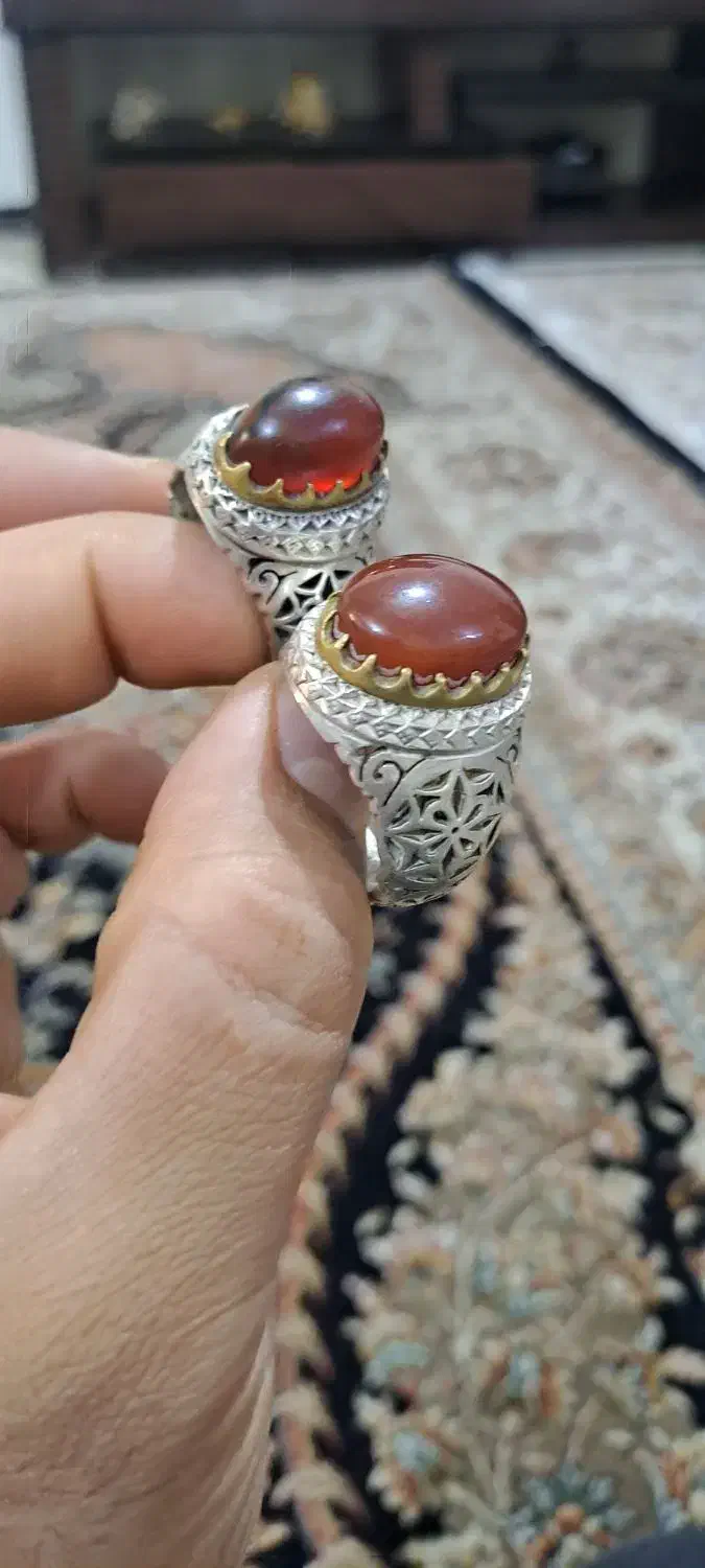 چند عدد انگشتر نقره زیبا وچشمگیر جمع ک دم|بدلیجات|مشهد, مصطفی خمینی|دیوار