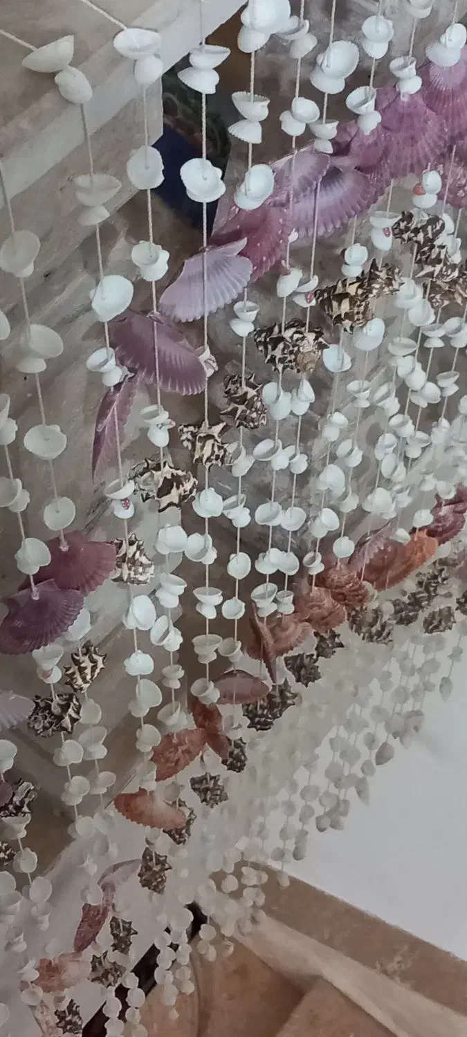 پرده تزیینی ا، گوش ماهی و صدفهای دریا|صنایع دستی و سایر لوازم تزئینی|وحیدیه, |دیوار