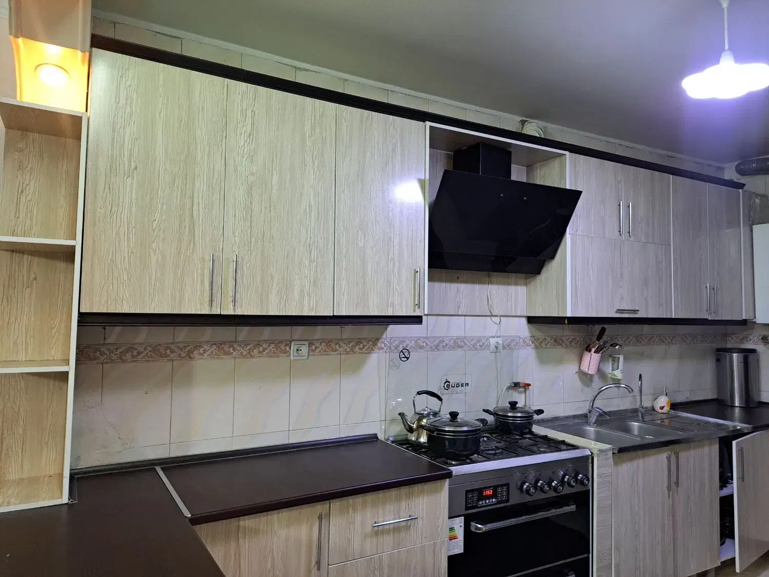 کابینت|کتابخانه، شلف، قفسه‌های دیواری|باقرشهر, |دیوار