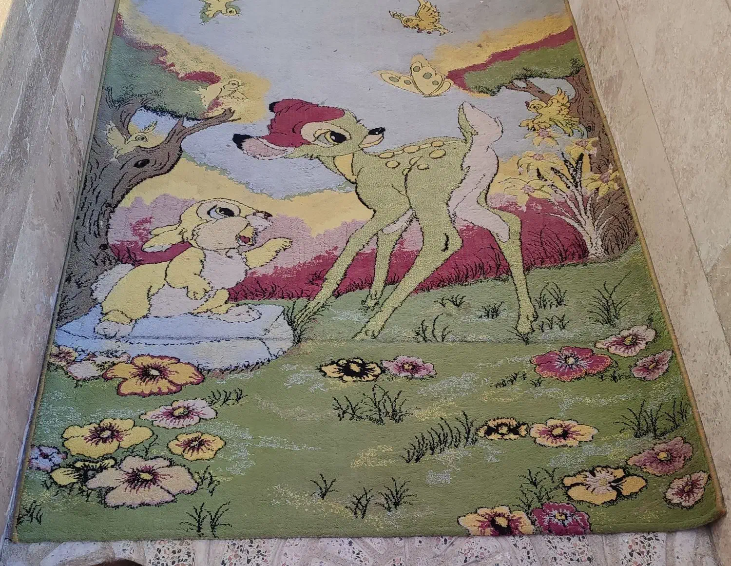 دوتخته گلیم فرش ۴ متری نو و سالم فقط ۵۹۰|فرش|اراک, |دیوار