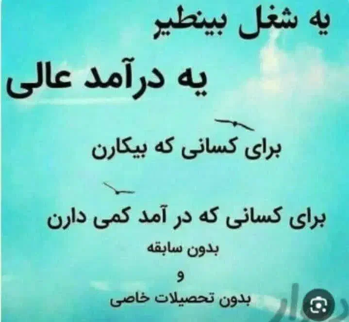 افرادجویایی کار|استخدام بازاریابی و فروش|بوشهر, |دیوار