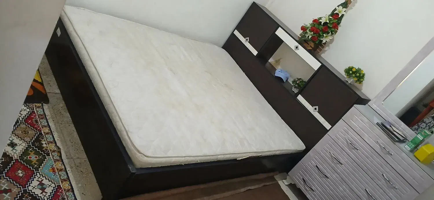 تخت خواب ۲ نفره|تخت و سرویس خواب|خاوران, |دیوار