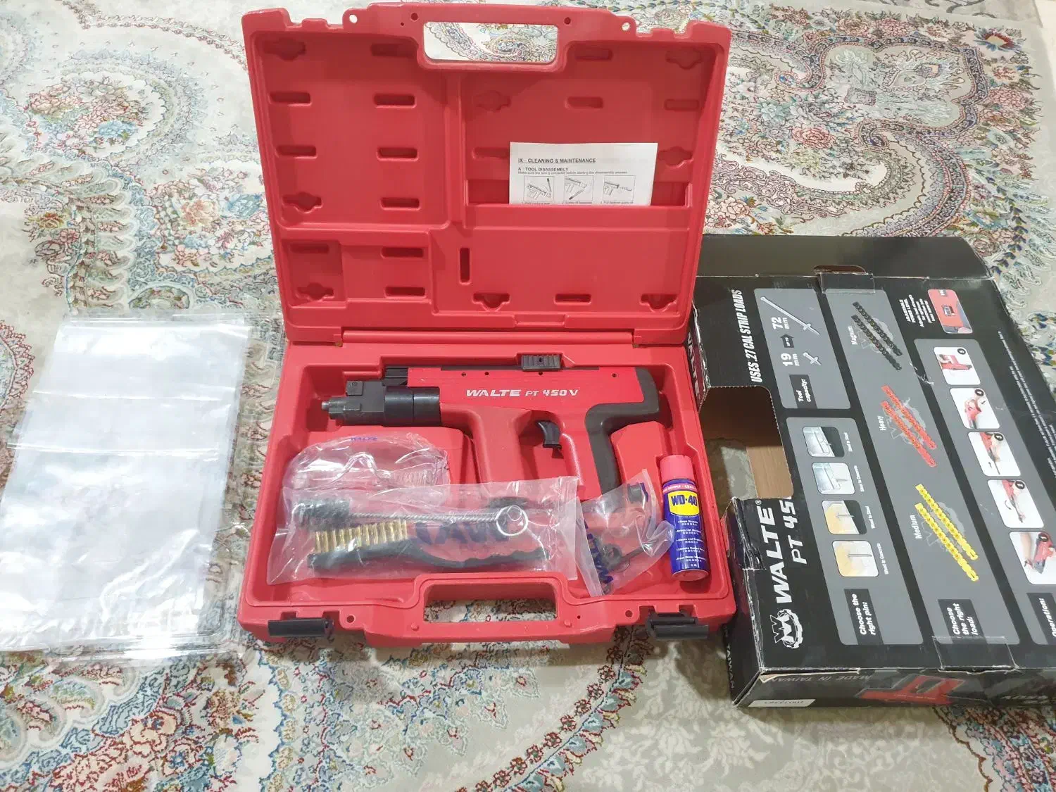 تفنگ میخکوب مدل ولت pt 450 v|ابزارآلات|اراک, |دیوار