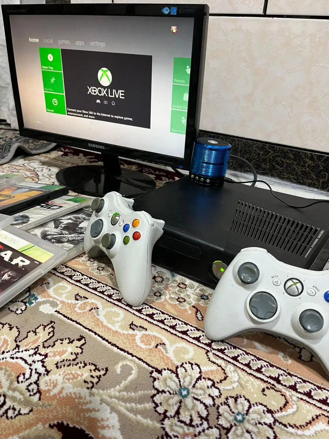 ایکس باکس ۳۶۰ اسلیم فول گیم جفت دسته|کنسول، بازی ویدئویی و آنلاین|نورآباد ممسنی, |دیوار