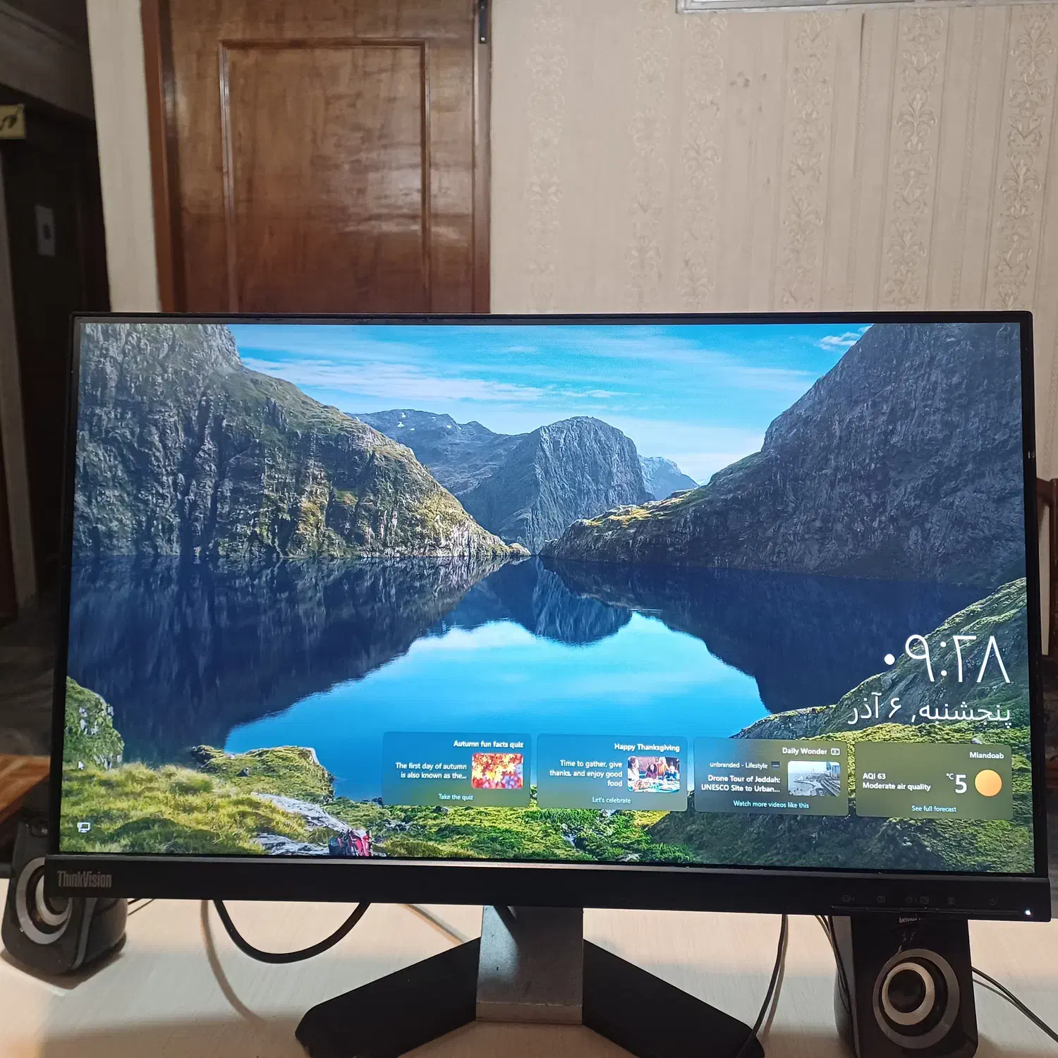 مانیتور lenovo thinkvision s24e 24 inch led|قطعات و لوازم جانبی رایانه|میاندوآب, |دیوار