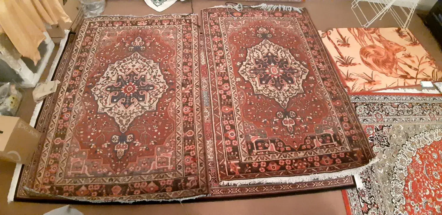 فرش دستباف قدیمی ۱.۵*۲.۵|فرش|اصفهان, آفاران|دیوار