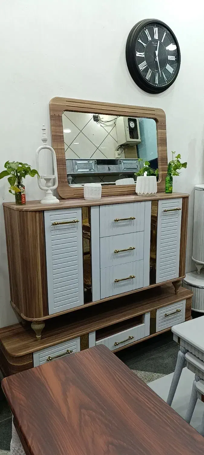 کنسول و آینه ‌و میز تی وی ست هم|بوفه، ویترین، کنسول|رامهرمز, |دیوار