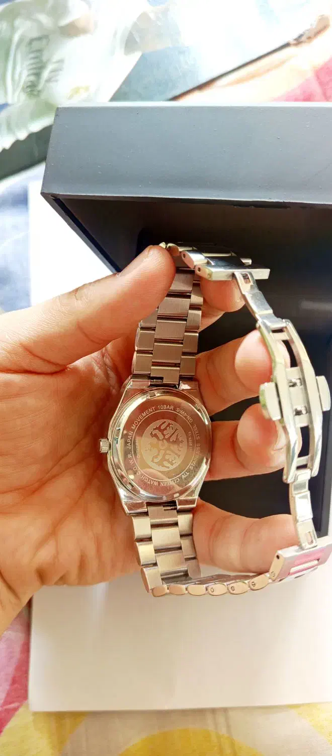 ساعت سیتیزن اصل شناسنامه دار موتور ژاپن اصل|ساعت|کرمانشاه, |دیوار