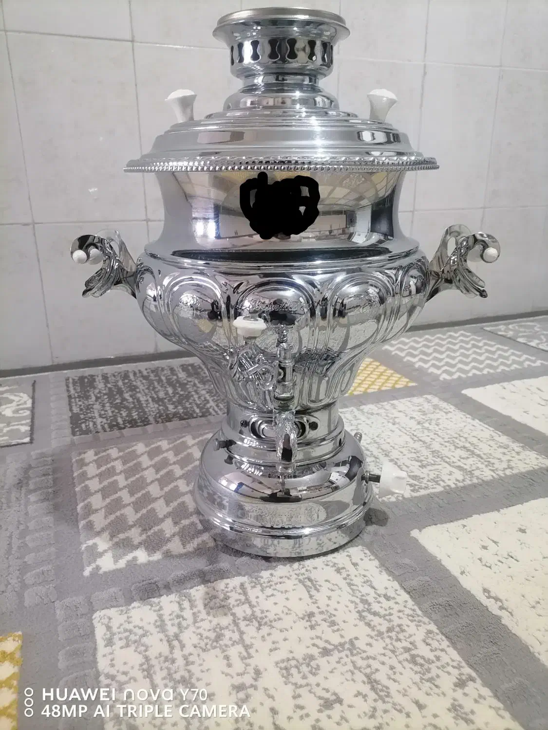 سماور ۸لیتری|سماور، چای‌ساز، قهوه‌ساز|روانسر, |دیوار