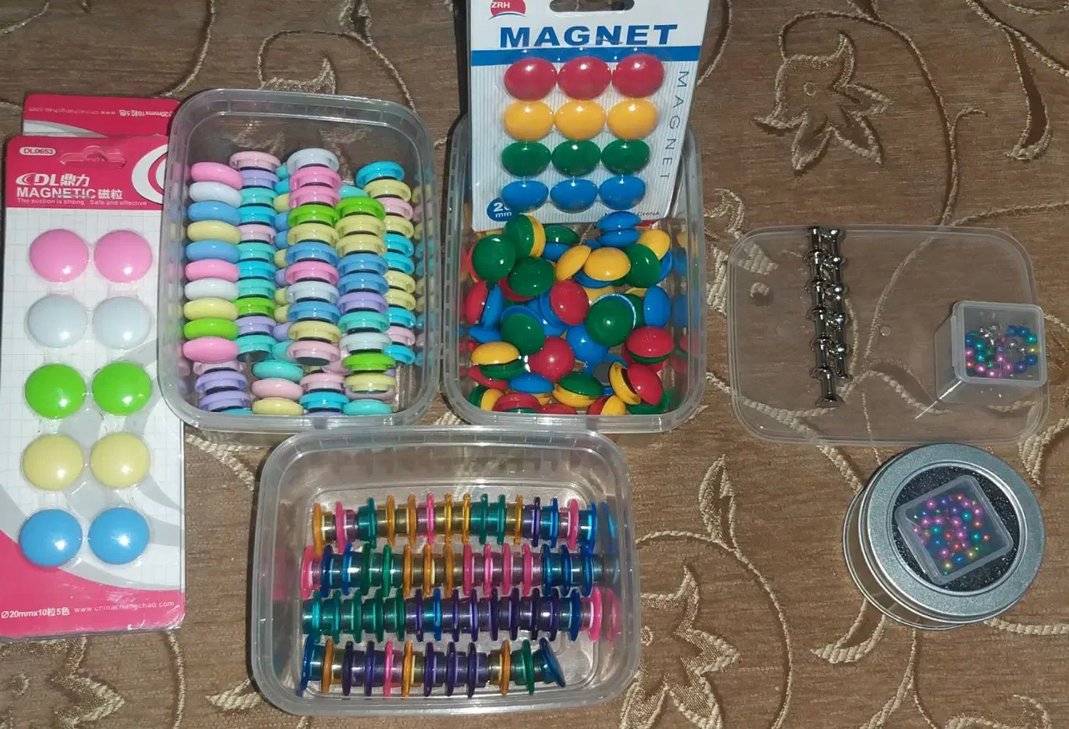 مگنت (آهنربا) رنگی و دکمه ای، اسمارتیسی، شیشه ای|لوازم التحریر|تهران, اختیاریه|دیوار