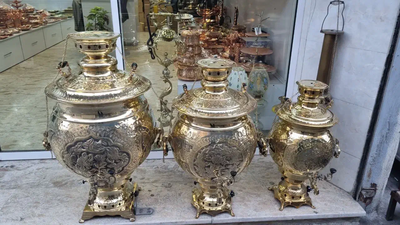 فروش سماور برنجی بزرگ ۲۵ / ۵۰ / ۸۰لیتر|سماور، چای‌ساز، قهوه‌ساز|تهران, بازار|دیوار