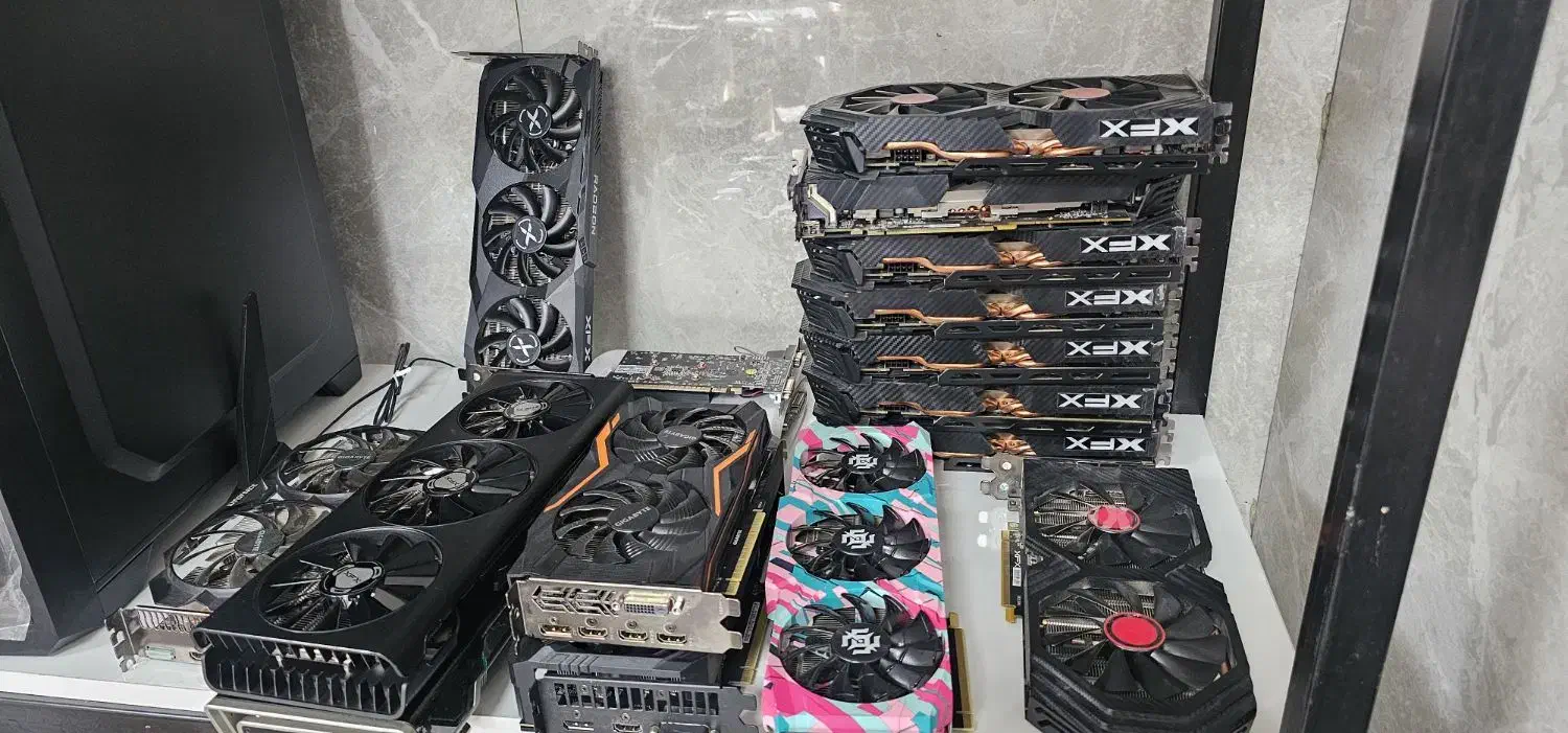 کارت گرافیک  6700 3060 rx 580 amd nvidia 1660 2060|قطعات و لوازم جانبی رایانه|قزوین, |دیوار