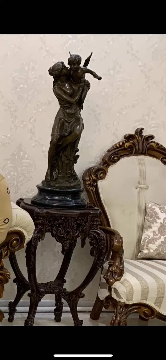 مجسمه برنزی وارداتی امضادار|مجسمه، تندیس، ماکت|اردبیل, |دیوار