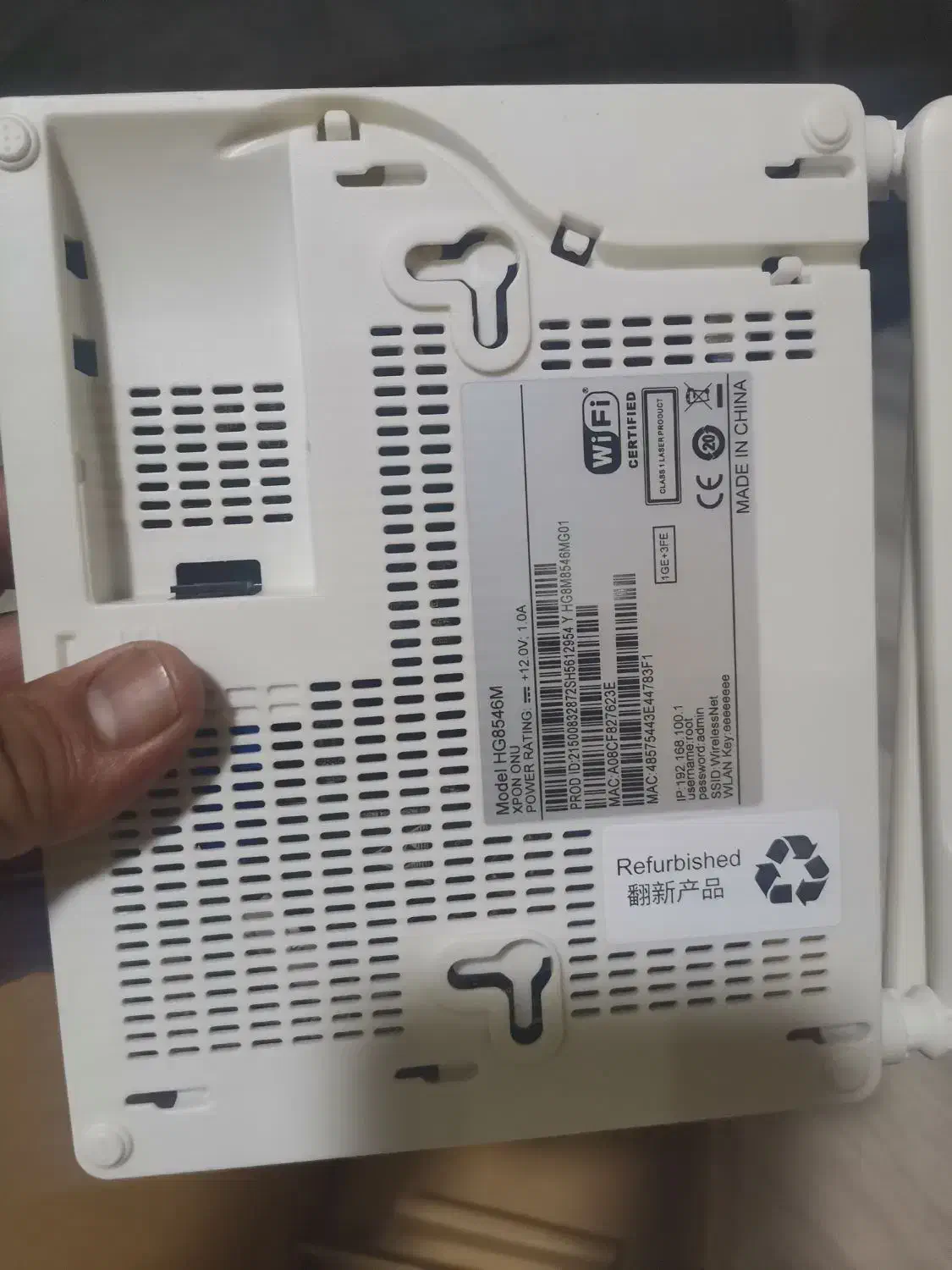 مودم فیبر نوری مدلHg8546M|مودم و تجهیزات شبکه|شیراز, شهرک استقلال|دیوار