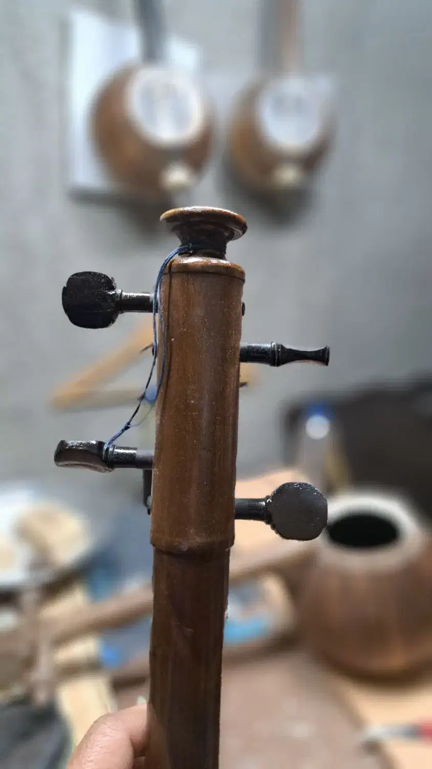 کمانچه پشت باز|سازهای سنتی|خرم‌آباد, |دیوار