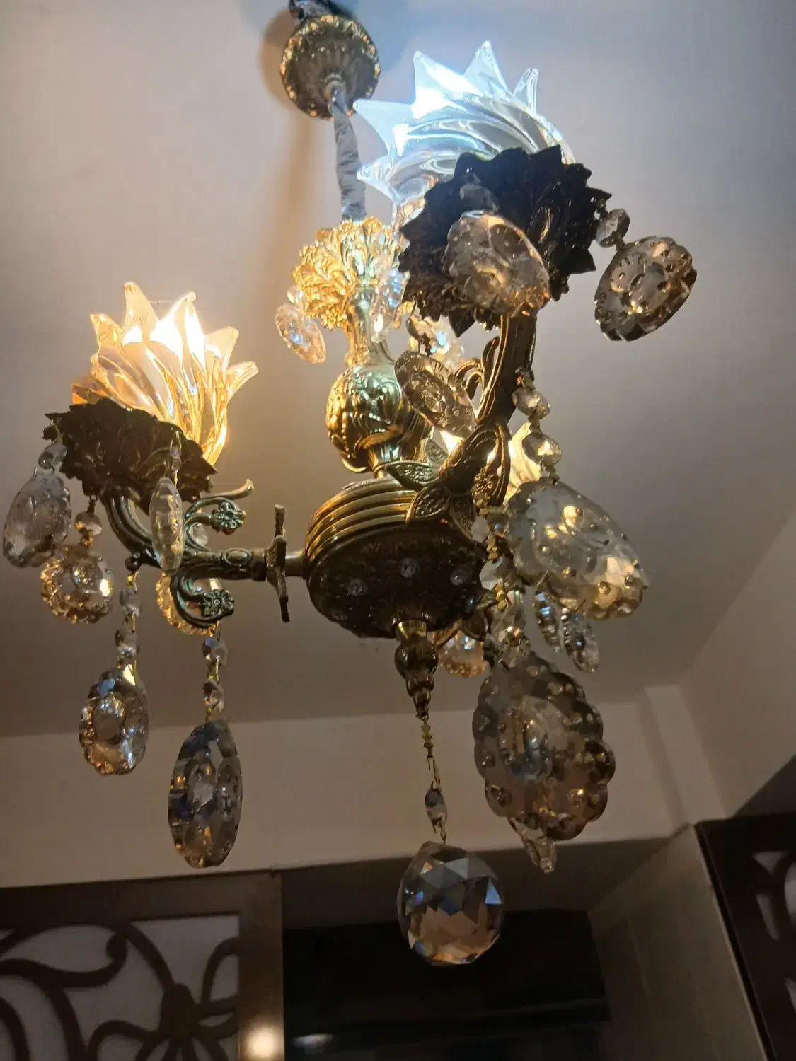 لوستر برنز|لوستر و چراغ آویز|سهند, |دیوار