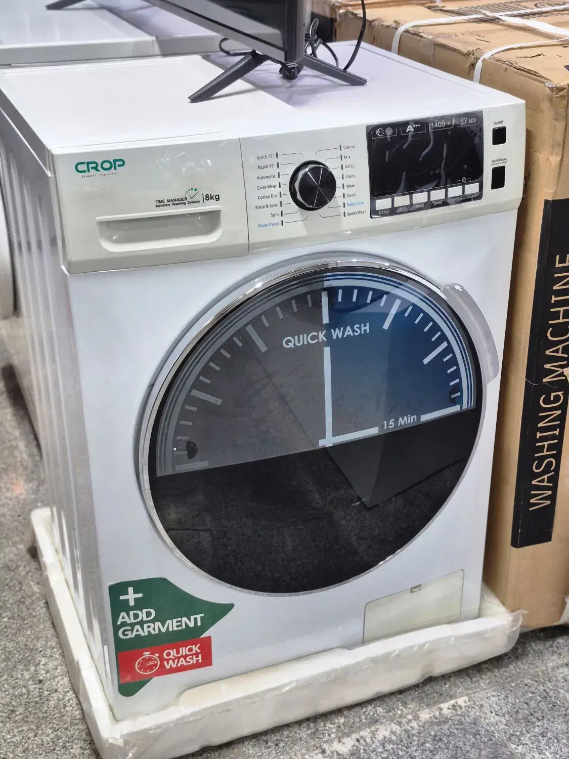 لباسشویی ۸ کیلویی کروپ (پاکشوما) ۱۴۰۰دور|ماشین لباسشویی و خشککن لباس|مشهد, توس (بلوار توس)|دیوار