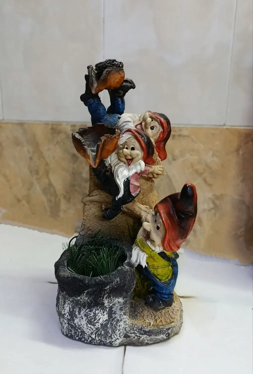 آبنمای هفت کوتوله|صنایع دستی و سایر لوازم تزئینی|قم, حنیف نژاد|دیوار