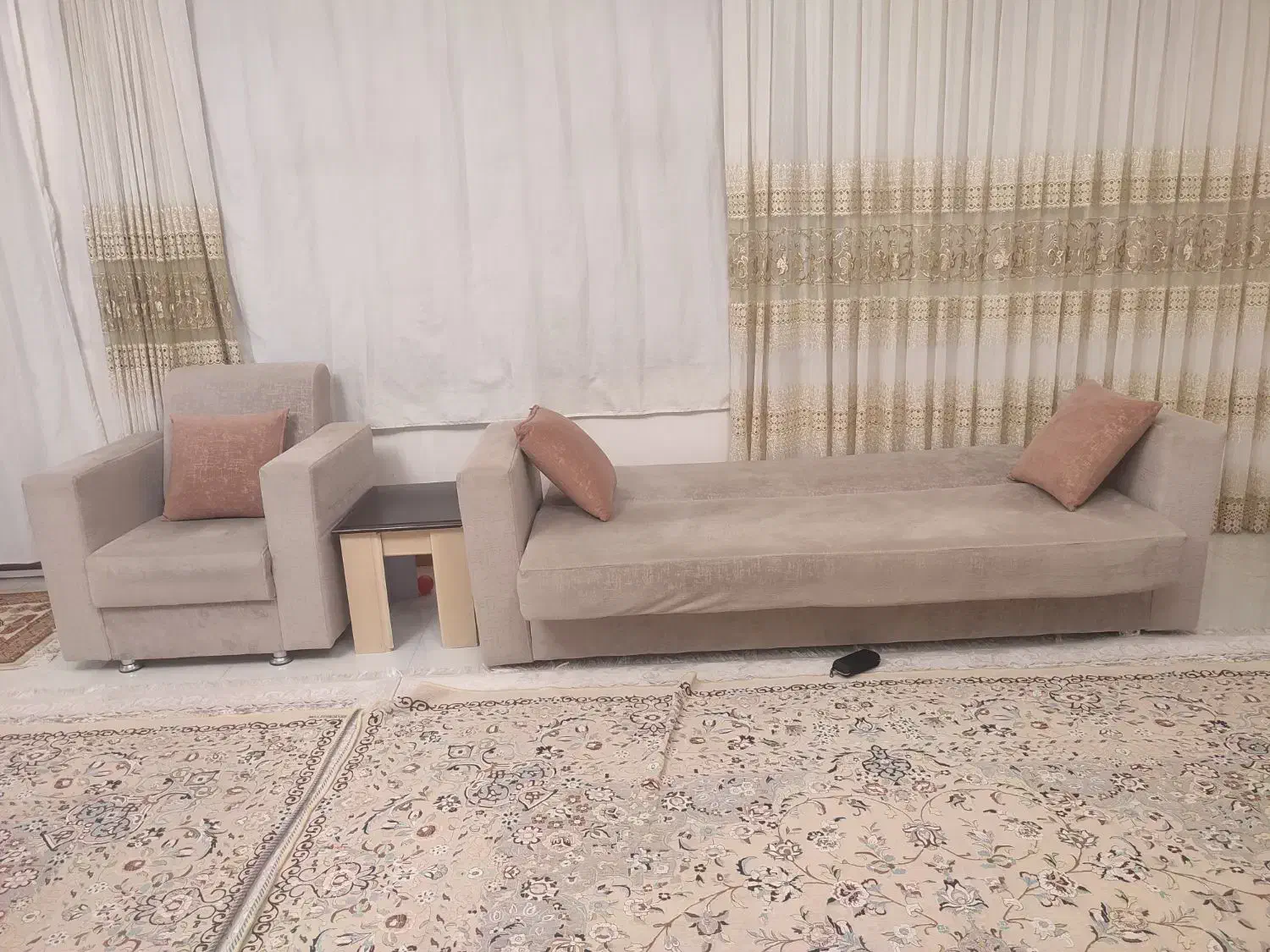 مبل ۱۱نفری|مبلمان خانگی و میز عسلی|مهاباد (آذربایجان غربی), |دیوار