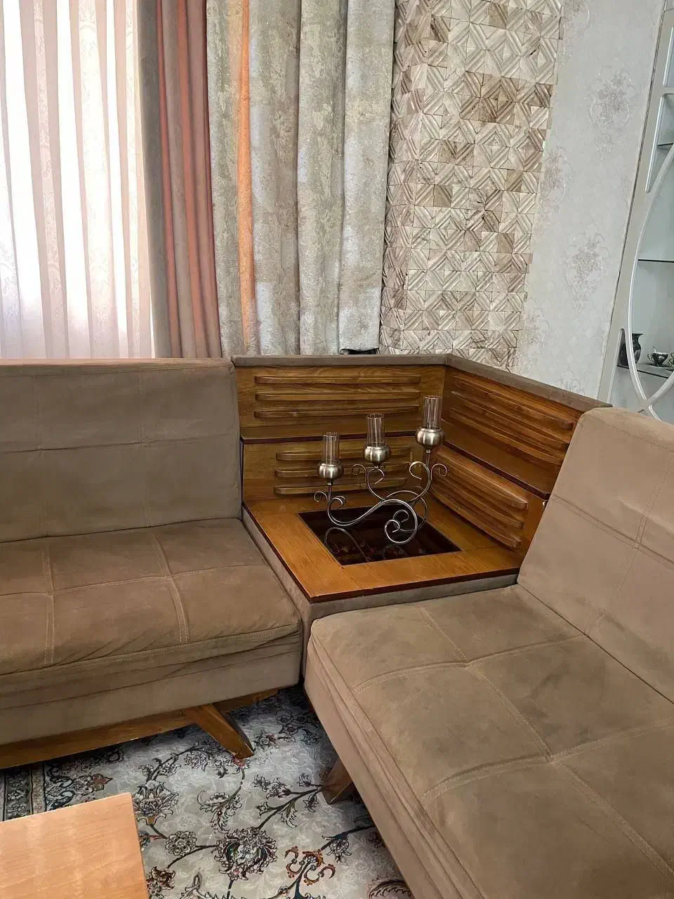 مبلمان راحتی ۶ نفره|مبلمان خانگی و میز عسلی|ری, اقدسیه|دیوار