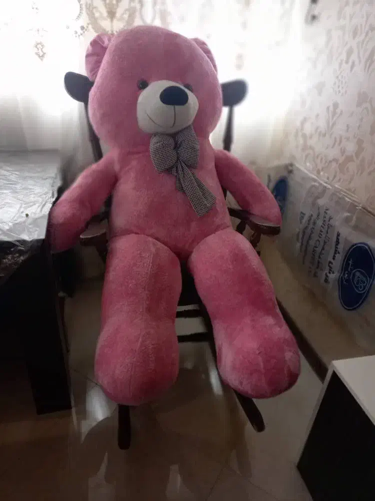 خرس بزرگ صورتی مناسب هدیه دادن|اسباب‌‌بازی|مشهد, احمدآباد|دیوار