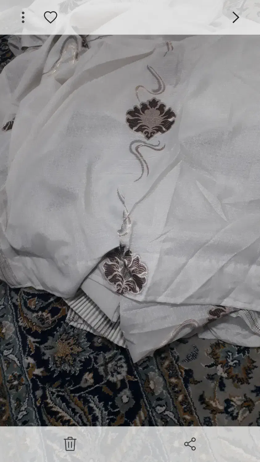 پرده|پرده، رانر، رومیزی|مشهد, کوی المهدی|دیوار