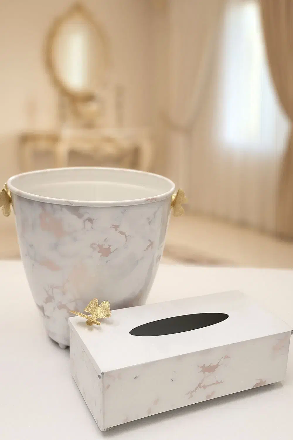 سطل اشغال و جا دستمال ست|صنایع دستی و سایر لوازم تزئینی|تهران, مظاهری|دیوار