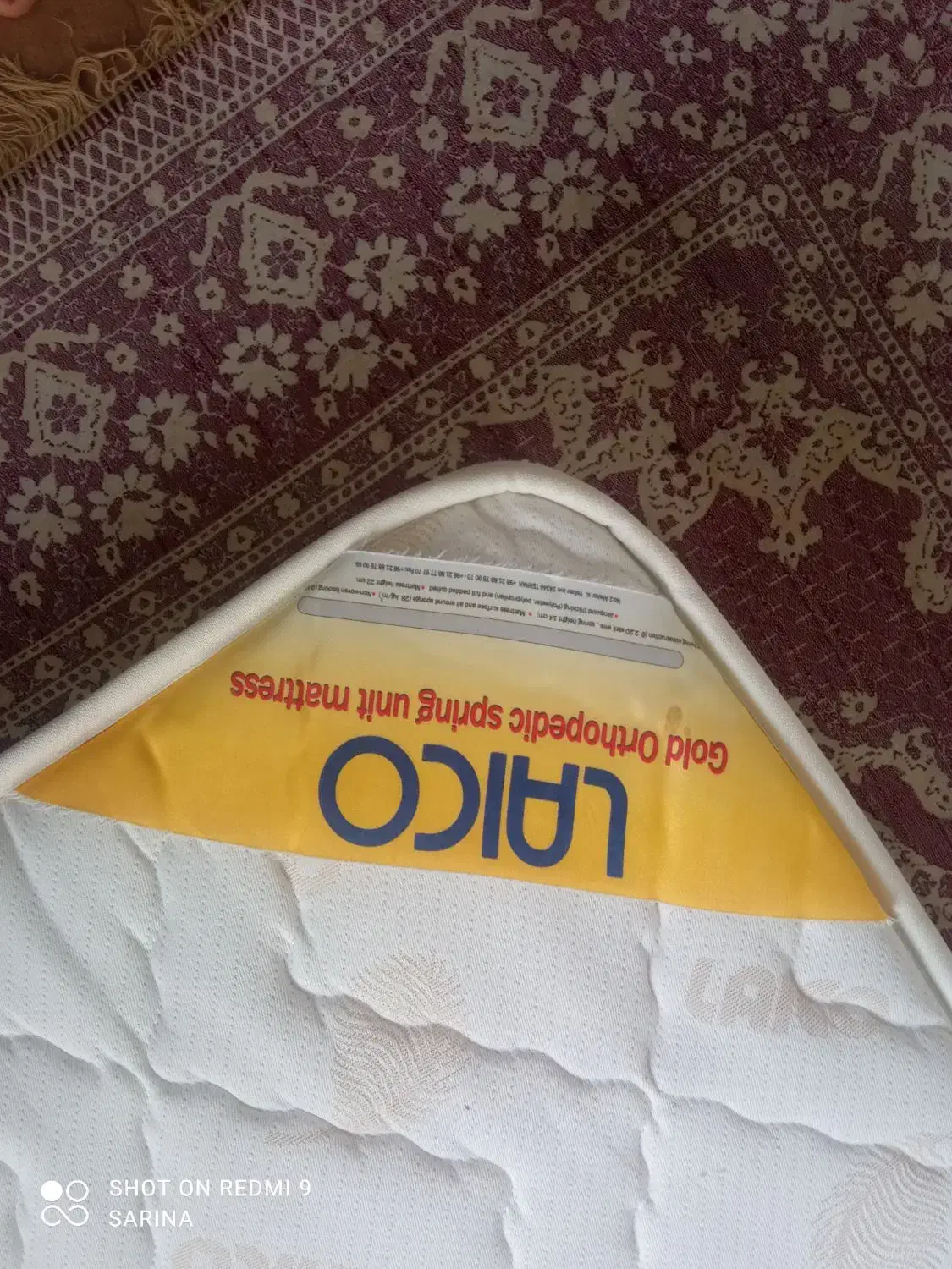 خوشخواب تک نفره|تشک تختخواب|مراغه, |دیوار