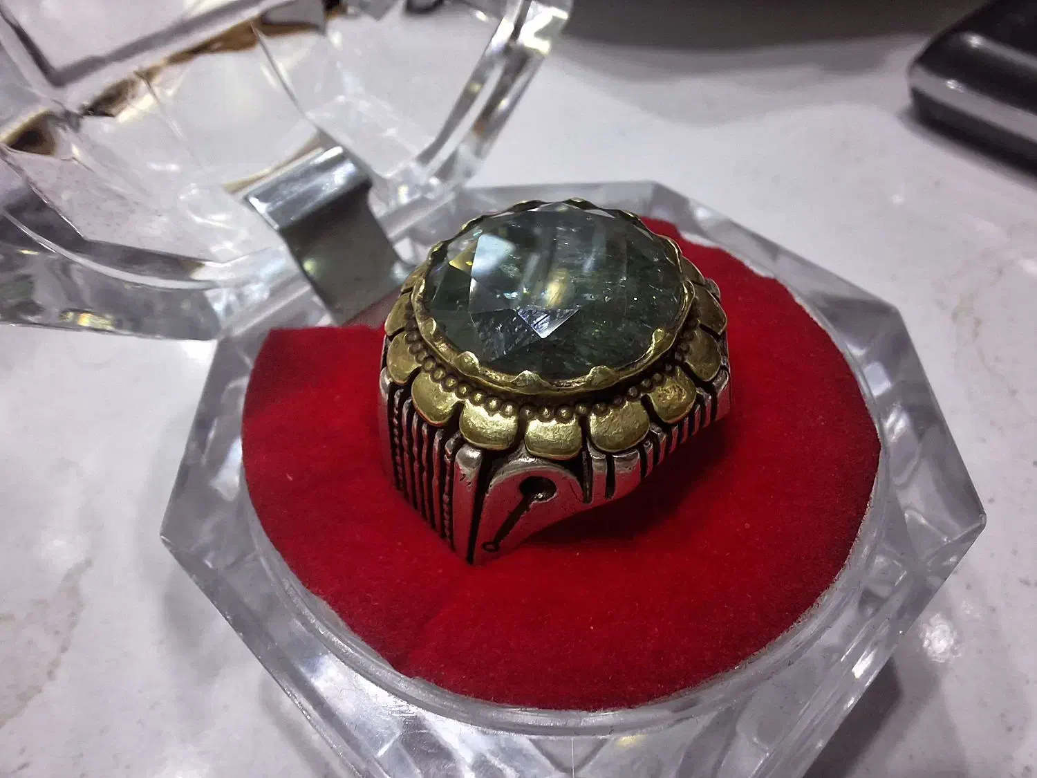 انگشتر نقره موزانایت|جواهرات|مراغه, |دیوار