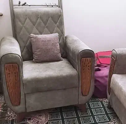 مبل رنگ فیلی ۷ نفره|مبلمان خانگی و میز عسلی|مرودشت, فرهنگ|دیوار