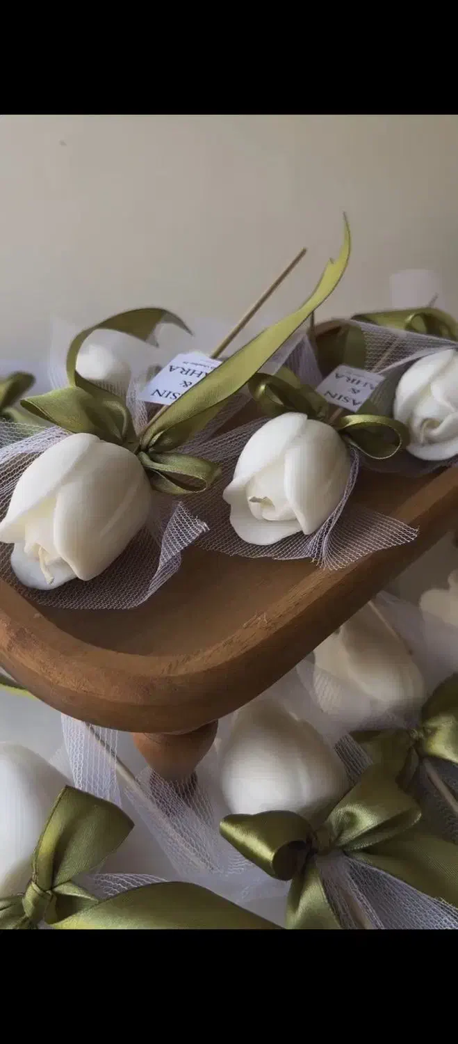 شمع زیبا و خاص شاباش یا گیف عروسی عقد نامزادی|صنایع دستی و سایر لوازم تزئینی|بندرعباس, |دیوار