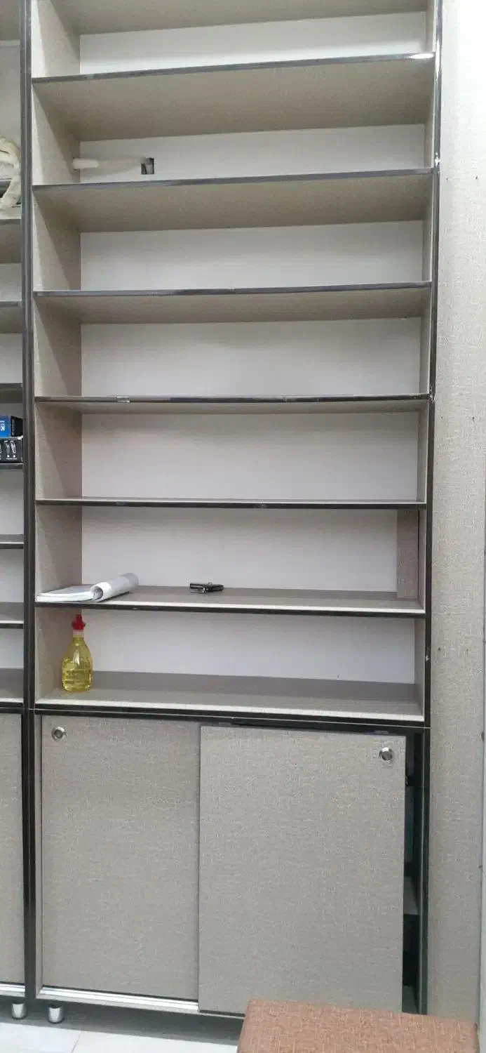 قفسه زیباوکاربردی برای دفترکار،کتابخانه،مغازه..|کتابخانه، شلف، قفسههای دیواری|ایلام, |دیوار