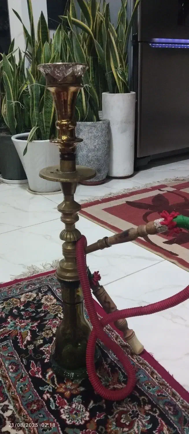 دو عددقلیان برنجی|کلکسیون و سرگرمی|آزادشهر, |دیوار