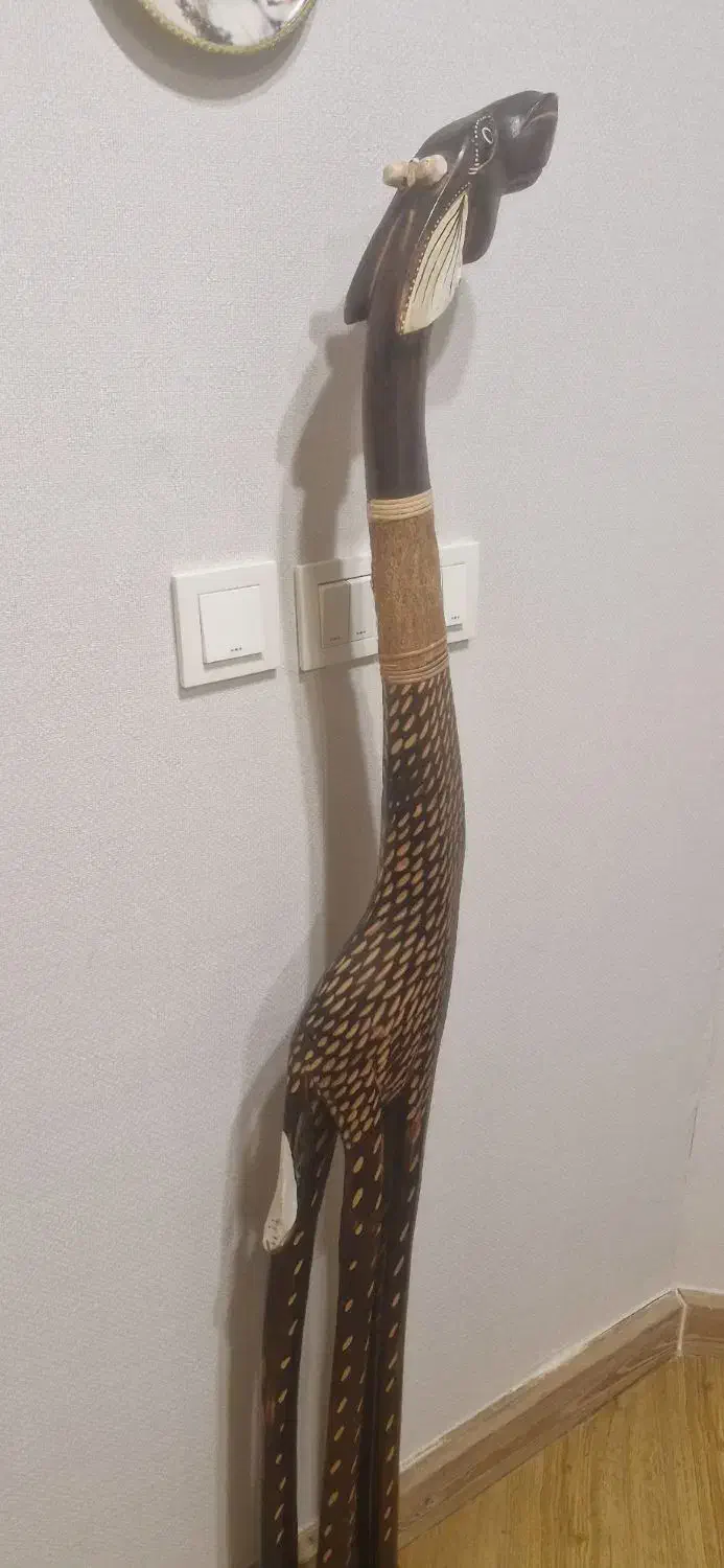 مجسمه چوبی هندی کار دست|مجسمه، تندیس، ماکت|گرگان, |دیوار