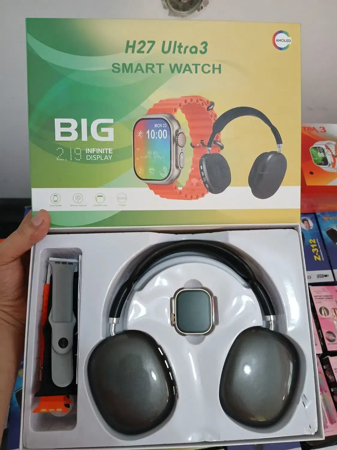 ساعت هوشمند و هدفون و چهار بند مچی|ساعت|بیرم, |دیوار